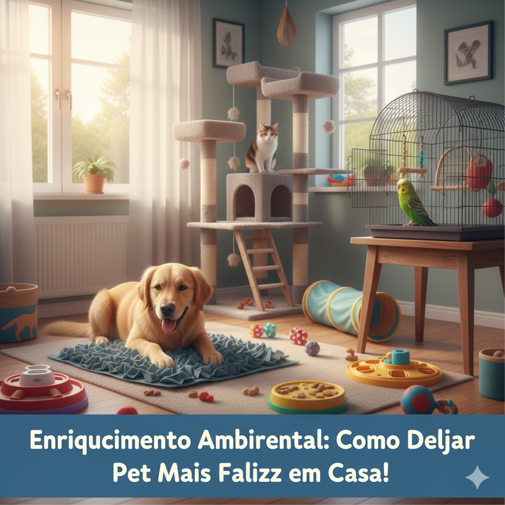 Enriquecimento ambiental: como deixar seu pet mais feliz em casa